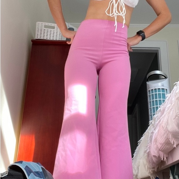 Urban Outfitters Flare pants, pink, size 6, NWT in packaging - Picture 5 of 9